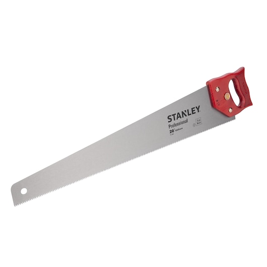 Stanley Wooden Handle Handsaw PROFESSIONAL HANDSAW 8PTS 26INCH sideview