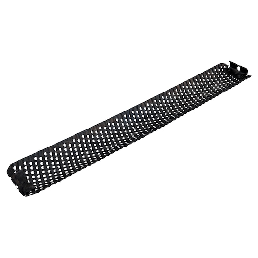 STANLEY 21-299A flat metal rasp with perforated surface, photography on white background.
