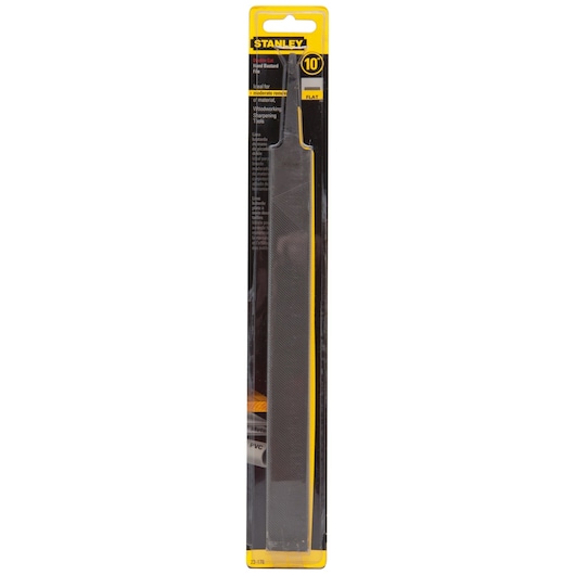 STANLEY 22-176 flat file in retail packaging, photographed from the front on white background.