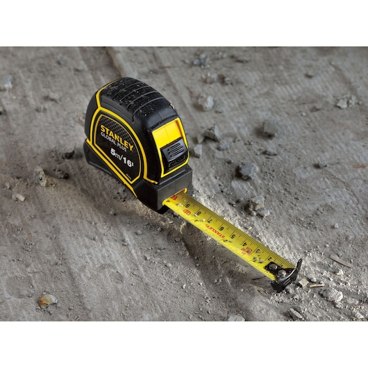 Cinta Métrica Global Plus 5m/16' Largo x 3/4" Ancho Exhibidor