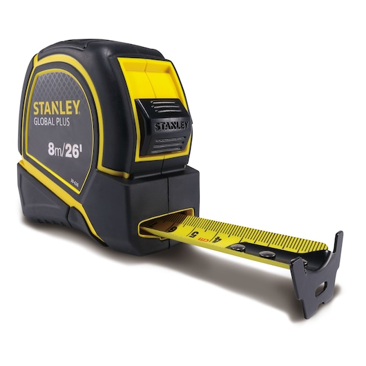 Cinta Métrica Global Plus 8m/26' Largo x 1 pulg. Ancho