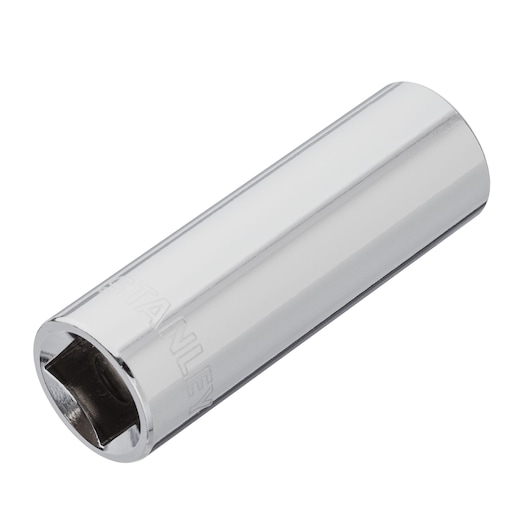 SPARK PLUG SOCKET 5/18"  STANLEY  white background ANGLE