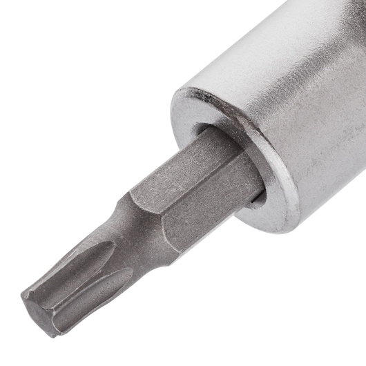STANLEY 4-89-217 Torx screwdriver bit, close-up side angle on white background.