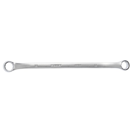 STANLEY 86-133 box end wrench, silver finish, product shown flat on white background.