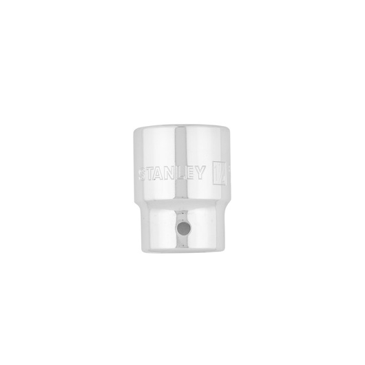 STANLEY 89-669 chrome socket, product photography, front angle on white background.