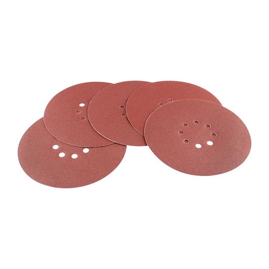 SAND PAPER ON WHITE BACKGROUND HORIZONTAL VIEW