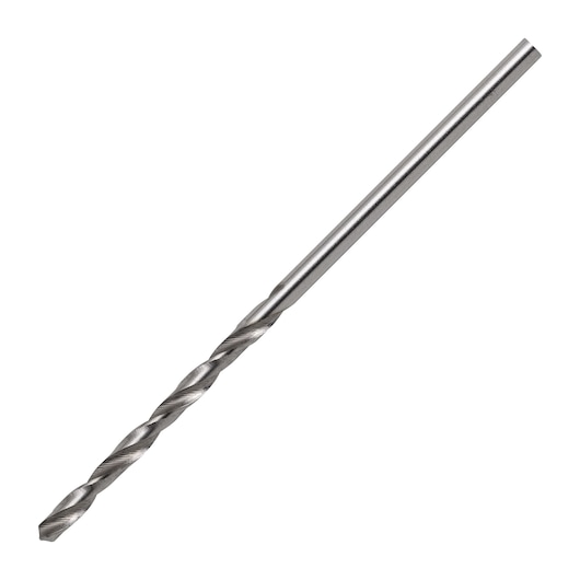 DRILL BIT ON WHITE BACKGROUND SIDE VIEW