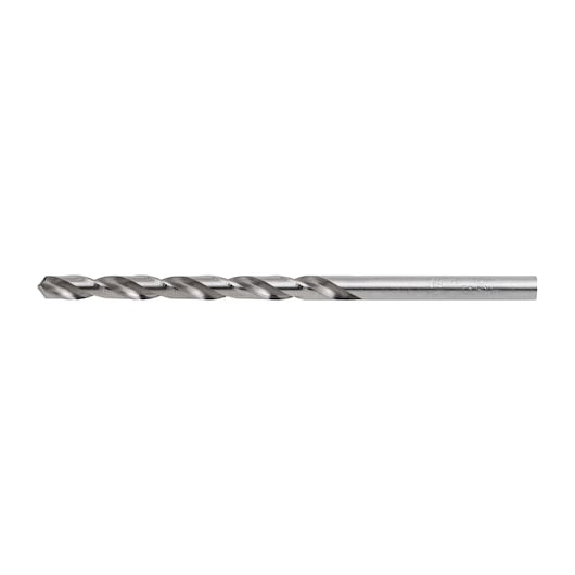 DRILL BIT ON WHITE BACKGROUND HORIZONTAL VIEW