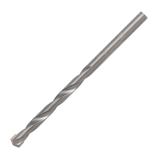 DRILL BIT ON WHITE BACKGROUND SIDE VIEW