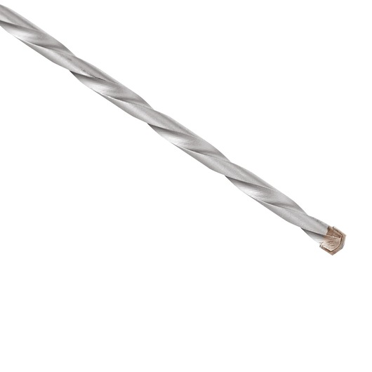 STANLEY STA56065C masonry drill bit, silver finish, close-up angle, visible fluted design and tip.