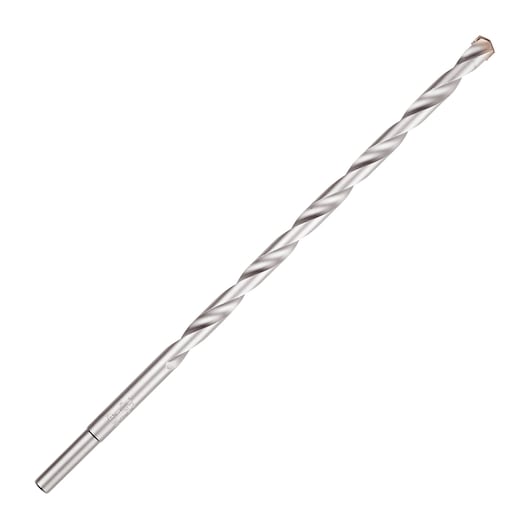 DRILL BIT ON WHITE BACKGROUND SIDE VIEW
