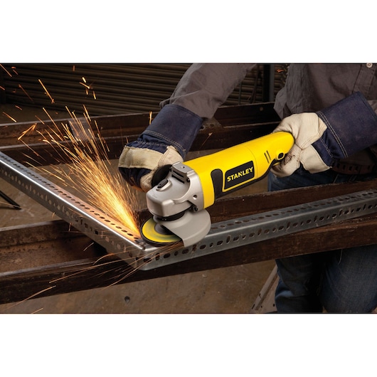 ESMERILADORA ANGULAR MANGO LARGO DE 4 1/2" (115MM) DE 1000W