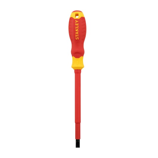 SCREWDRIVER ON WHITE BACKGROUND FRONT VIEW