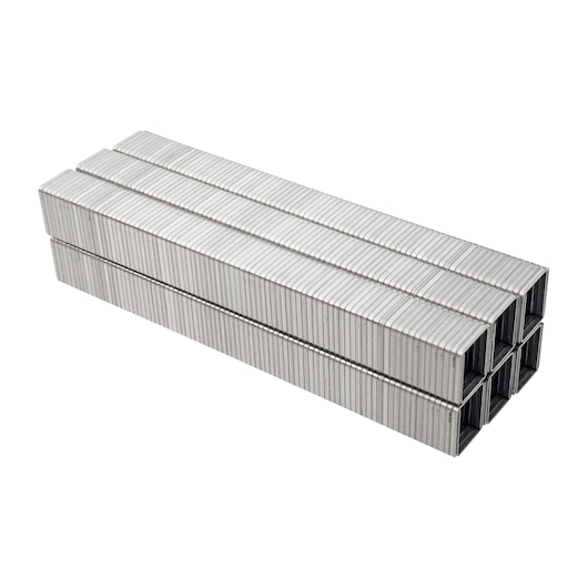 STAPLES ON WHITE BACKGROUND FRONT VIEW